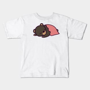 Sleeping Bear Cub Kids T-Shirt